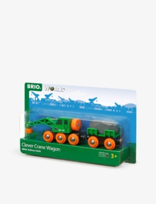 Brio Clever Crane Wagon wooden playset 15.1cm (British brand)