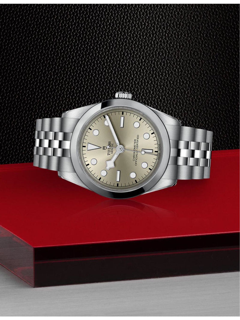 Tudor Black Bay stainless-steel automatic watch 36mm, imported from the UK