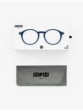 Izipizi #D navy reading glasses round frame - British product