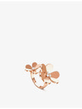 Van Cleef & Arpels Frivole rose gold diamond ring 0.24ct, UK version