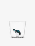 Ichendorf glass tumbler turtle design 8cm, imported from the UK