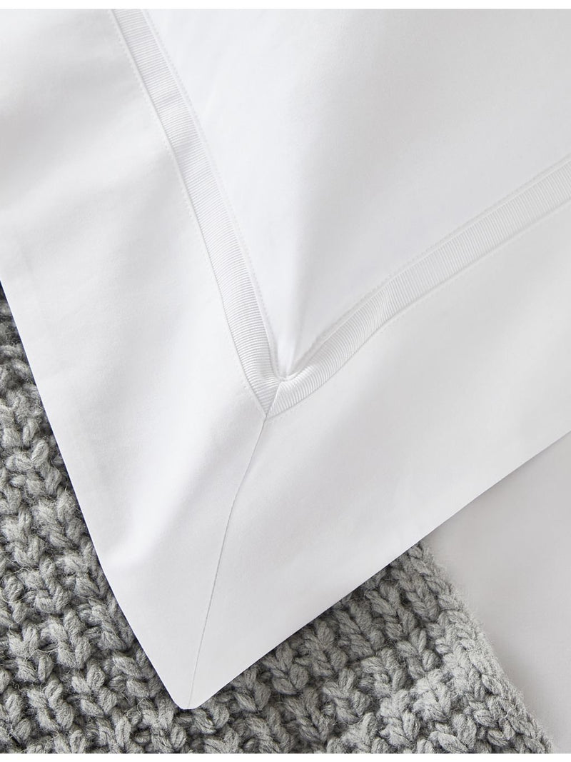 The White Company Cranleigh cotton duvet cover - British product