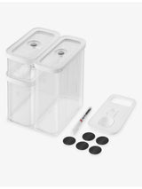 selfridges Zwilling J.A. Henckels Fresh & Save Vacuum Food Storage Cube Set of Five- Buy online at McGrocer
