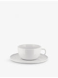 Alessi Itsumo porcelain teacup and saucer set 16cm (British brand)