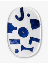 selfridges Alessi Itsumo Yunoki Oval Porcelain Serving Plate 36cm- Buy online at McGrocer