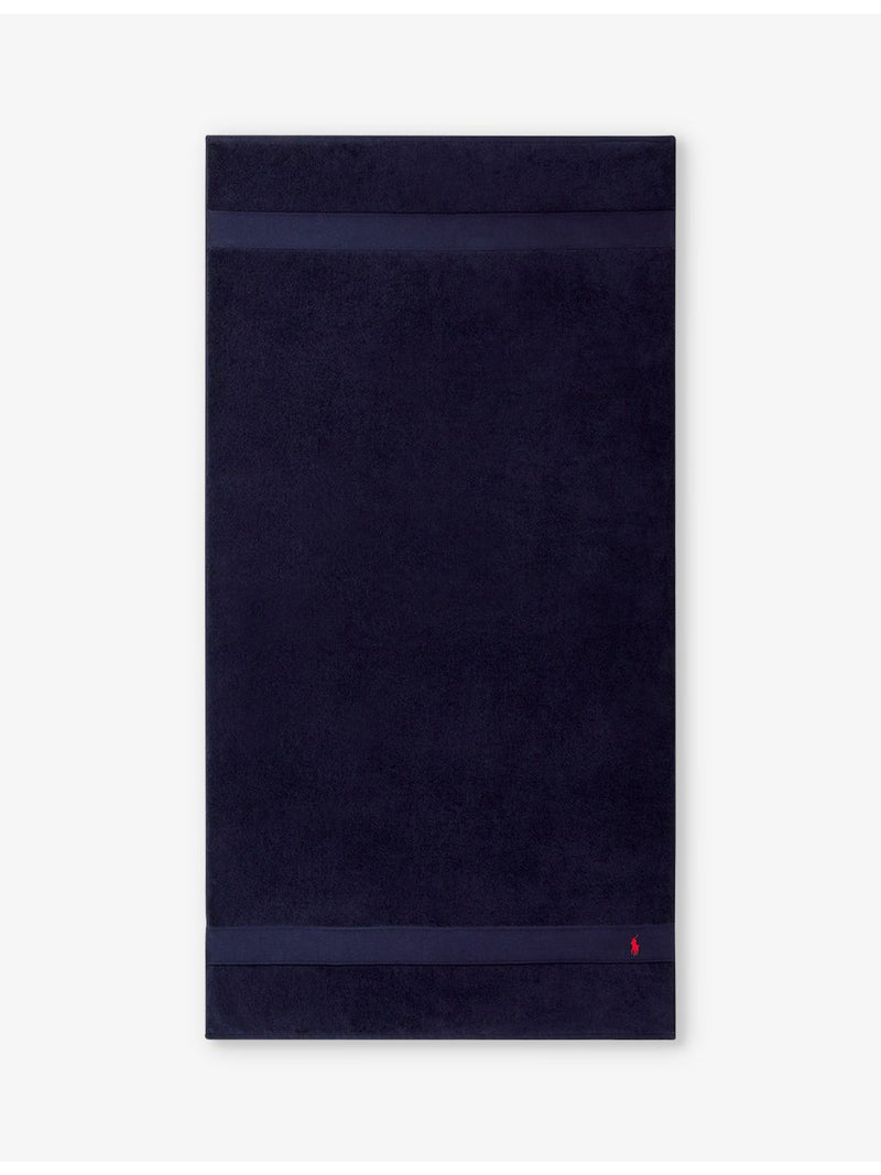 Ralph Lauren home bath sheet embroidered polo player 30x16in, imported from the UK