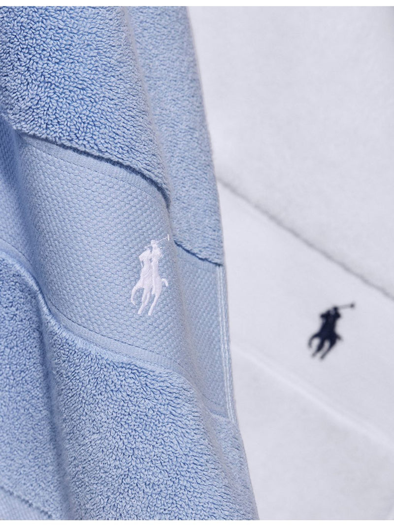 Ralph Lauren Polo Player embroidered cotton bath sheet 160cm x 90cm, imported from the UK