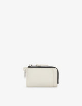 selfridges AllSaints Remy Logo-Debossed Square Leather Wallet- Buy online at McGrocer