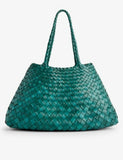 Dragon Diffusion Santa Croce Woven Leather Basket Bag