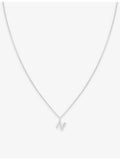 Astrid & Miyu letter N pendant rhodium-plated sterling silver - British product