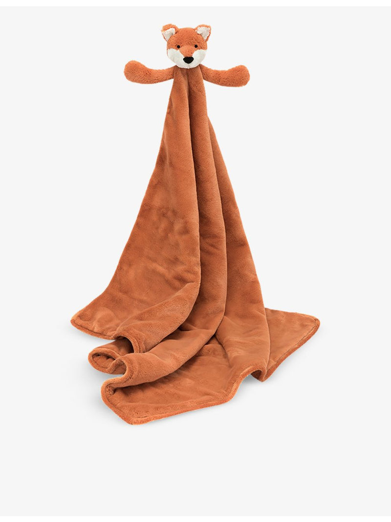 Jellycat Bashful Fox faux fur blanket 70cm, imported from the UK