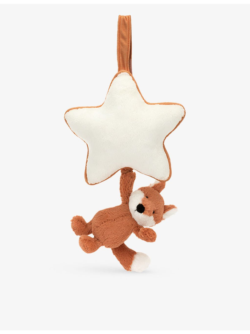 Jellycat Bashful Fox woven musical toy 30cm, UK version