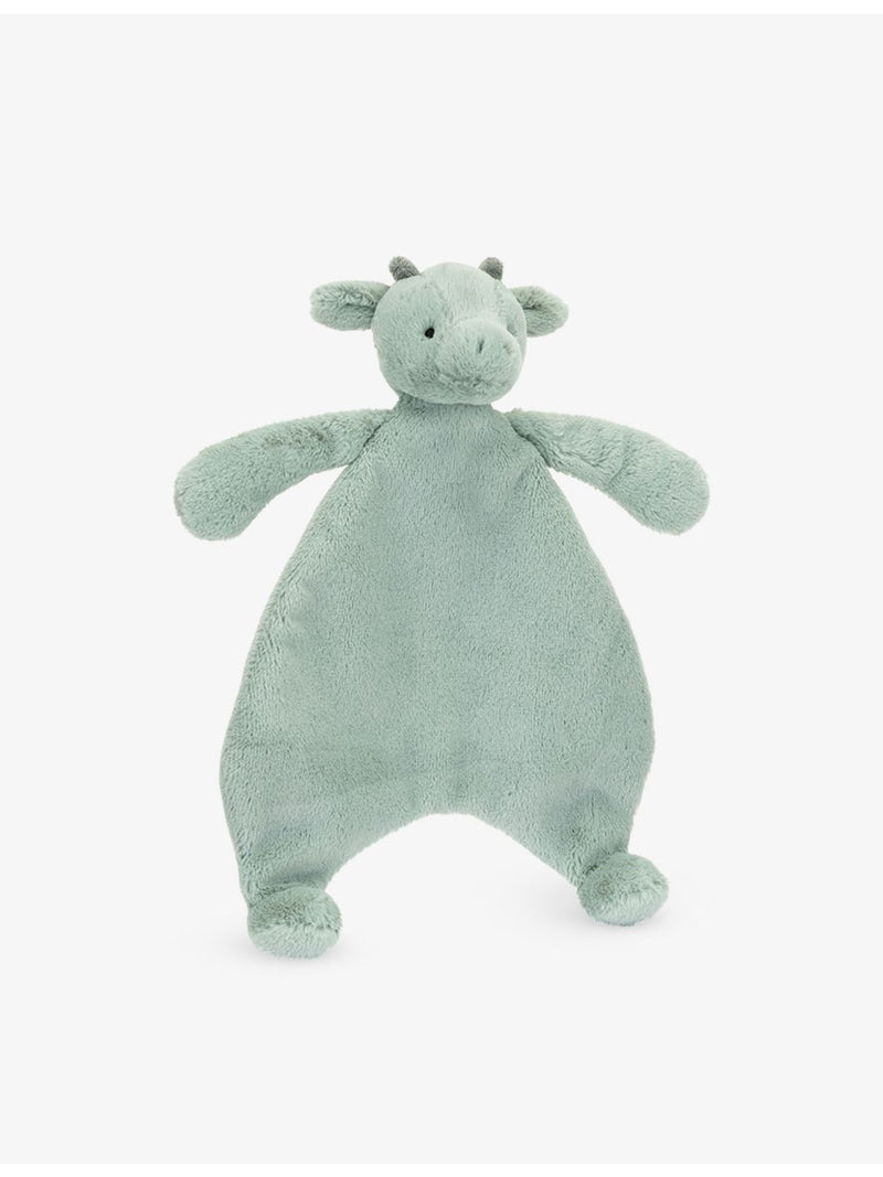 Jellycat Bashful Dragon faux-fur comforter 27cm (British brand)