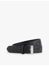 selfridges Bottega Veneta Double-Weave Calf Leather Belt 106cm- Buy online at McGrocer