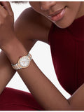 Bvlgari Lvcea rose gold diamond automatic watch 33mm (British brand)