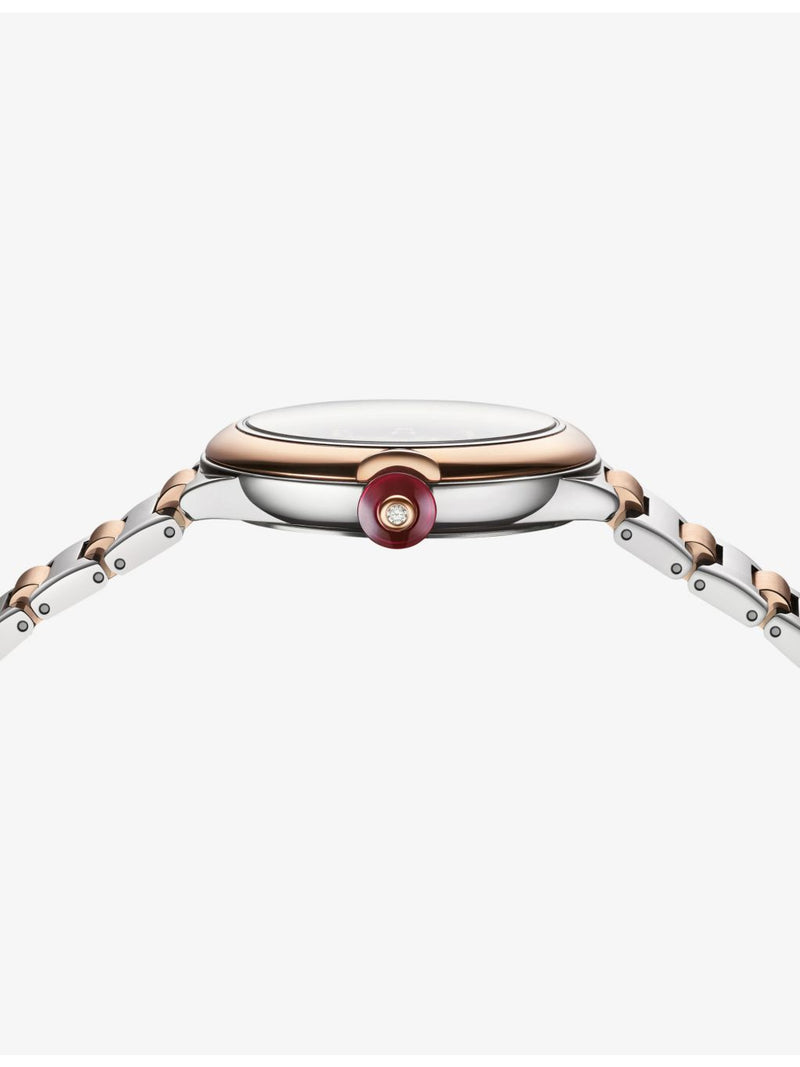 Bvlgari Lvcea rose gold diamond automatic watch 33mm (British brand)