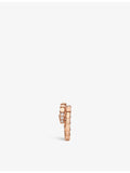 Bvlgari Serpenti Viper 18ct rose gold diamond ring - British product