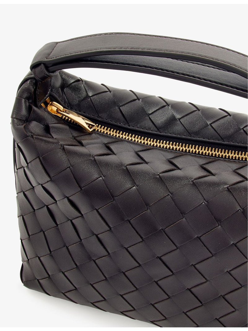 Bottega Veneta Wallace mini leather top-handle bag (British brand)