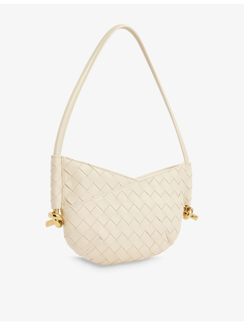 Bottega Veneta mini leather shoulder bag, imported from the UK