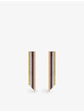 Boucheron Quatre Classique 18ct gold diamond drop earrings, imported from the UK
