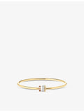 Boucheron Quatre white-edition bracelet in 18ct gold, ceramic and diamonds, UK version