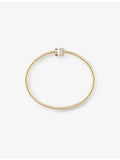 Boucheron Quatre white-edition bracelet in 18ct gold, ceramic and diamonds, UK version