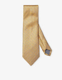 Eton Geometric-Pattern Silk Tie