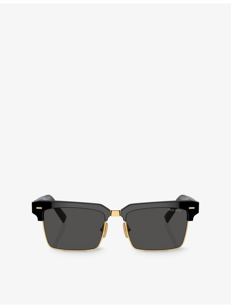Miu Miu acetate sunglasses rectangle frame MU 10ZS - British product