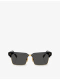 Miu Miu acetate sunglasses rectangle frame MU 10ZS - British product