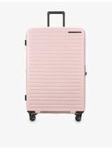 selfridges Samsonite Spinner Expandable Four-Wheel Hard-Shell Checked Suitcase 81cm- Buy online at McGrocer