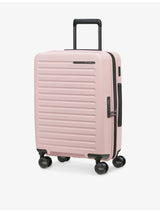 selfridges Samsonite StackD Spinner Hard Case 4-Wheel Plastic Cabin Suitcase 55cm- Buy online at McGrocer