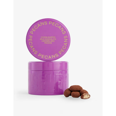 selfridges Selfridges Edit Cocoa Dusted Milk Chocolate Caramelised Pecans 325g- Buy online at McGrocer
