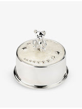 selfridges Arthur Price Teddy Bear Silver-Plated Music Box 7.8cm- Buy online at McGrocer