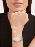 Bvlgari rose gold diamond watch 33mm (British brand)