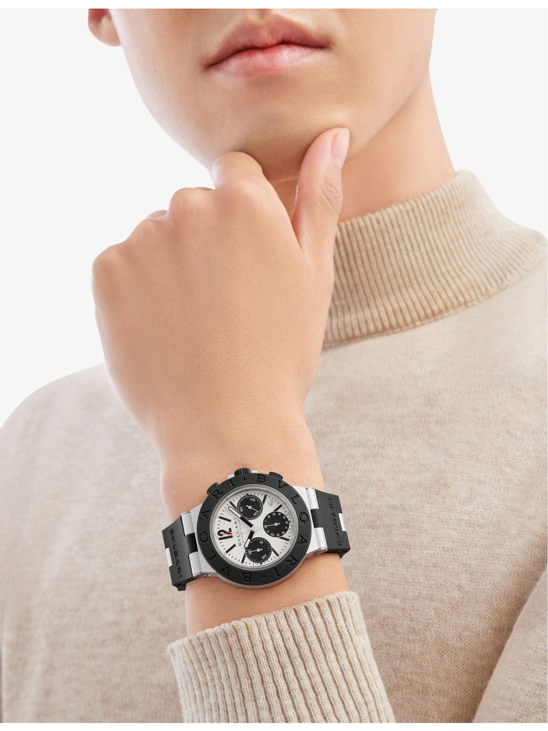 Bvlgari aluminium automatic watch 41mm, imported from the UK