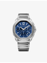 selfridges Bvlgari Octo Roma Chronograph Stainless Steel Automatic Watch 42mm- Buy online at McGrocer