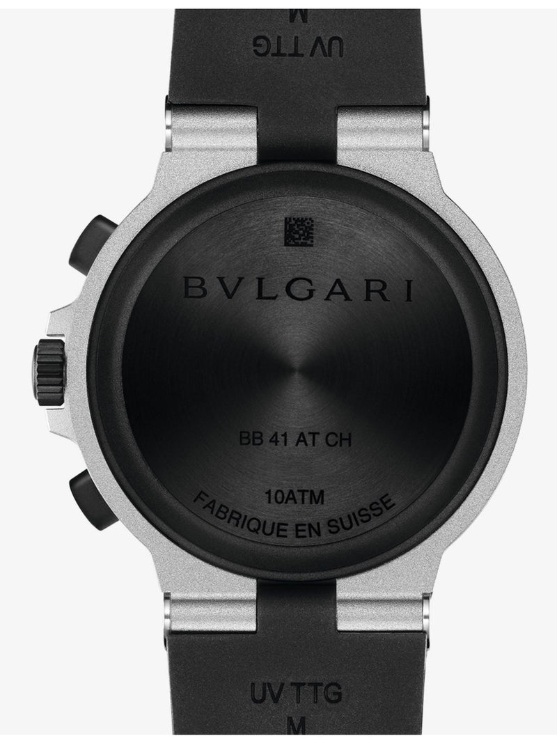 BVLGARI watch aluminium titanium automatic 40mm, imported from the UK