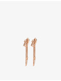 Bvlgari Serpenti Viper onyx and diamond drop earrings, UK version