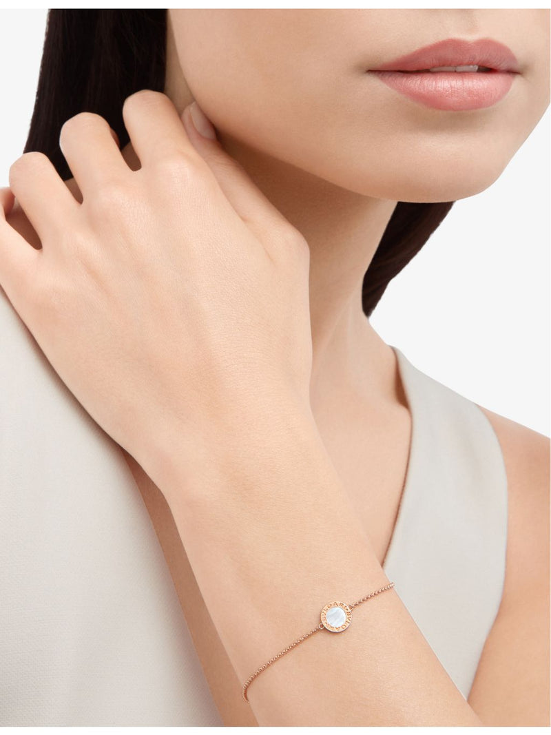 Bvlgari rose gold mother-of-pearl bracelet, UK version