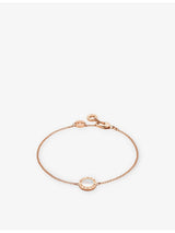 selfridges Bulgari Bulgari 18ct Rose-Gold and Mother-of-Pearl Bracelet- Buy online at McGrocer