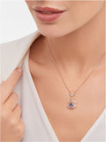 Bvlgari Divas' Dream 0.46ct rose-gold diamond tanzanite pendant (British brand)