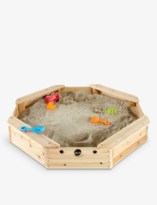 Plum wooden outdoor sandpit 104cm octagonal (British brand)