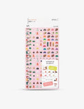 MIDORI lunch box sticker collection 18cm x 8.9cm, imported from the UK