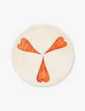 anna+nina Classic Love ceramic dessert plate, heart print, 15cm - British product