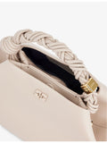 GANNI leather blend top-handle bag small, UK version