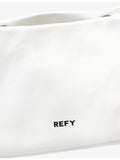 Refy cotton-canvas beauty bag with popper fastening, UK version