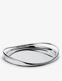 Christofle Vertigo silver-plated tray 39cm - British product