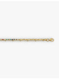 Astley Clarke rainbow gemstone bracelet gold plated sterling silver, UK version