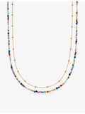 Astley Clarke multi gemstone necklace gold plated silver - British product