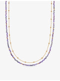 Astley Clarke multi-gemstone amethyst necklace - British product